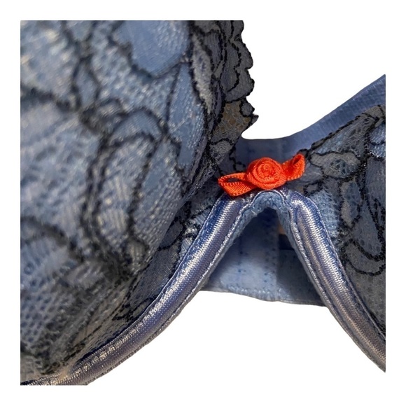 Cacique Blue Lace Bra - Picture 7 of 8